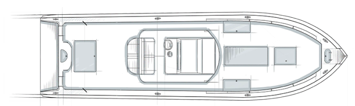 Yellowfin 34 Offshore Layout